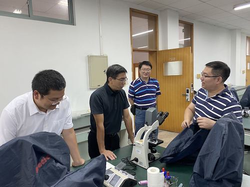 黄色仓库领导调研下沙实验室33